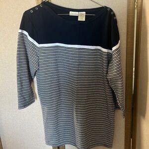 FINAL MARKDOWN Bobbie brooks stylish Striped Women's Top xl